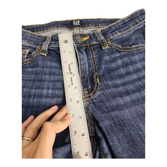 Gap Jeans Women's 26 Regular Leggings Stretch Dark Wash Pants Mid Rise Denim - Picture 5 of 9